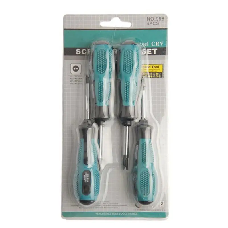 

4PCS/Set Screwdriver Set Screwdriver Bits U Fork Type Slotted Screw Driver Repair Hand Tool Kit
