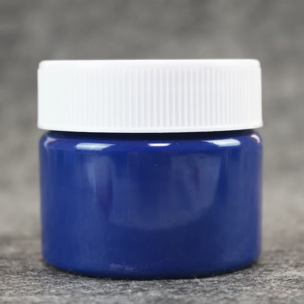 Одна бутылка ярко синей краски 100 г металлический лак деревянная краска