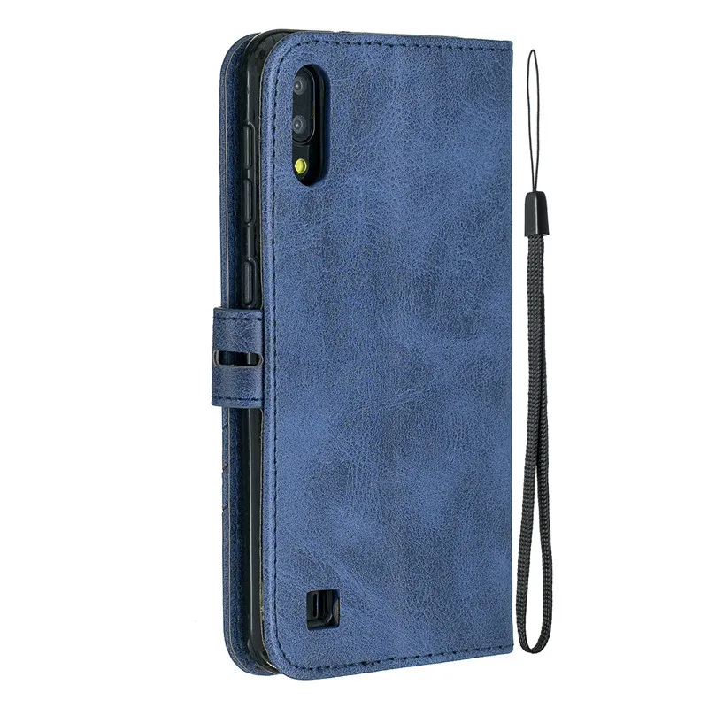 Фото Кожаный чехол-книжка KL-Boutiques для смартфона Samsung Galaxy A01/A10/A10S/A11, цвет в ассортименте №3
