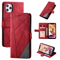 stand business phone holster for xiaomi 11 poco x3 nfc m3 redmi note 10 pro 7 7a 8 8a 8t 9 stripe wallet rhombus case d21g