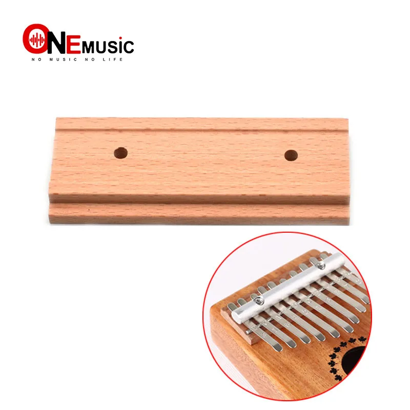 

Wood 10 Key Kalimba Bridge DIY Thumb Piano Wooden Bridge Musical Instruments