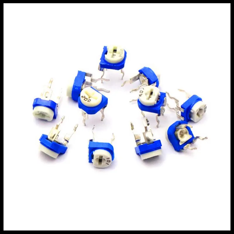 500 шт./лот RM065 WH06-2 100R 200R 500R 1K 2K 5K 10K 20K 50K 100K 200K 500K 1 м Ом Подстроечный резистор