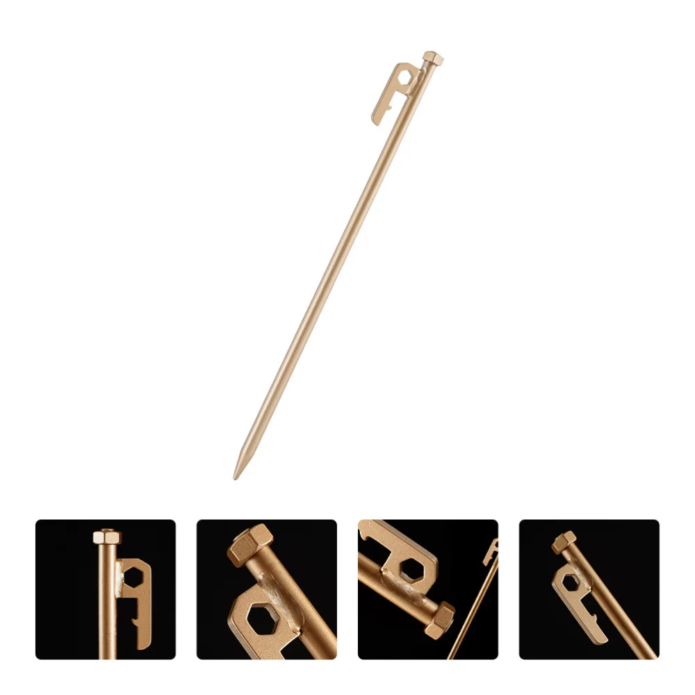 

4pcs Stainless Steel Nail Tent Canopy Fittings Nut Sand Beach Campsite Nails