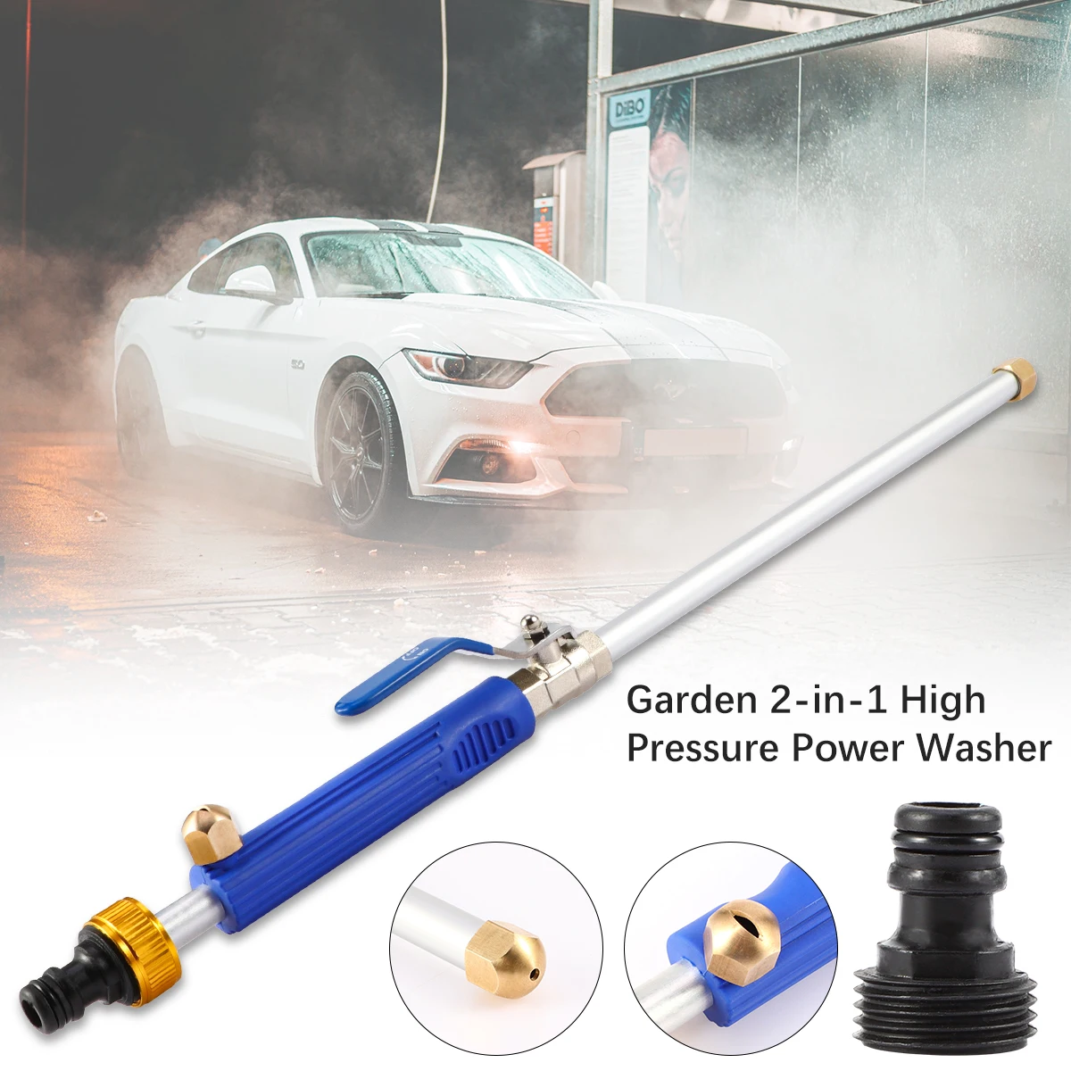 

Jet Power Washer Wand High Pressure Power Washer Spray Car Garden Sprayer Attachment Washing Tools Garden Water cleaning tools