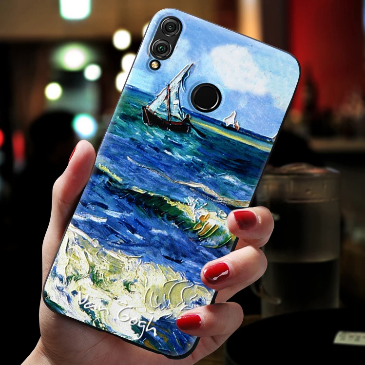 Мобильный телефон чехлы для Redmi Note 7 Pro облегающий чехол Xiaomi Note7 7Pro Черный Звездный