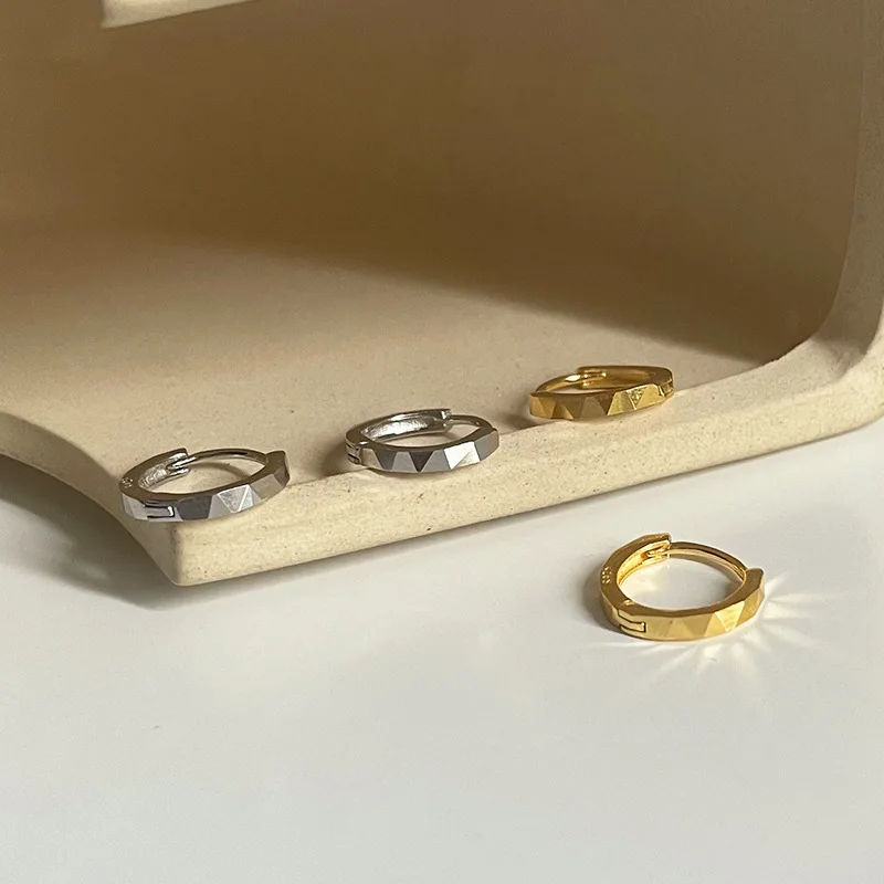 

Женские серьги-Кольцо из стерлингового серебра S925 пробы, новые модные кольца высокого качества в стиле знаменитостей