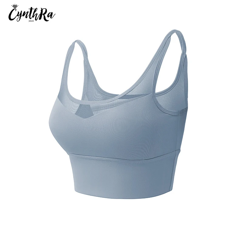 

CYNTHRA Sport Bras Underwear Women's Sexy Yoga Running Wireless Seamless Push Up Bra Soft Comfort Skin-friendly Ladies Lingerie