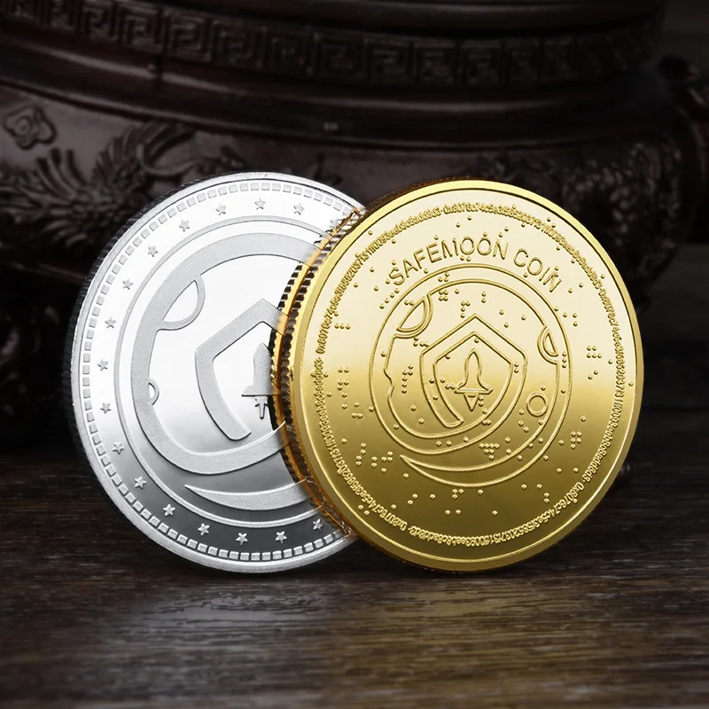 

Digital Virtual Coin Embossed Commemorative Medal Safenioon Virtual Coin Commemorative Coin Collectibles Home Decoration