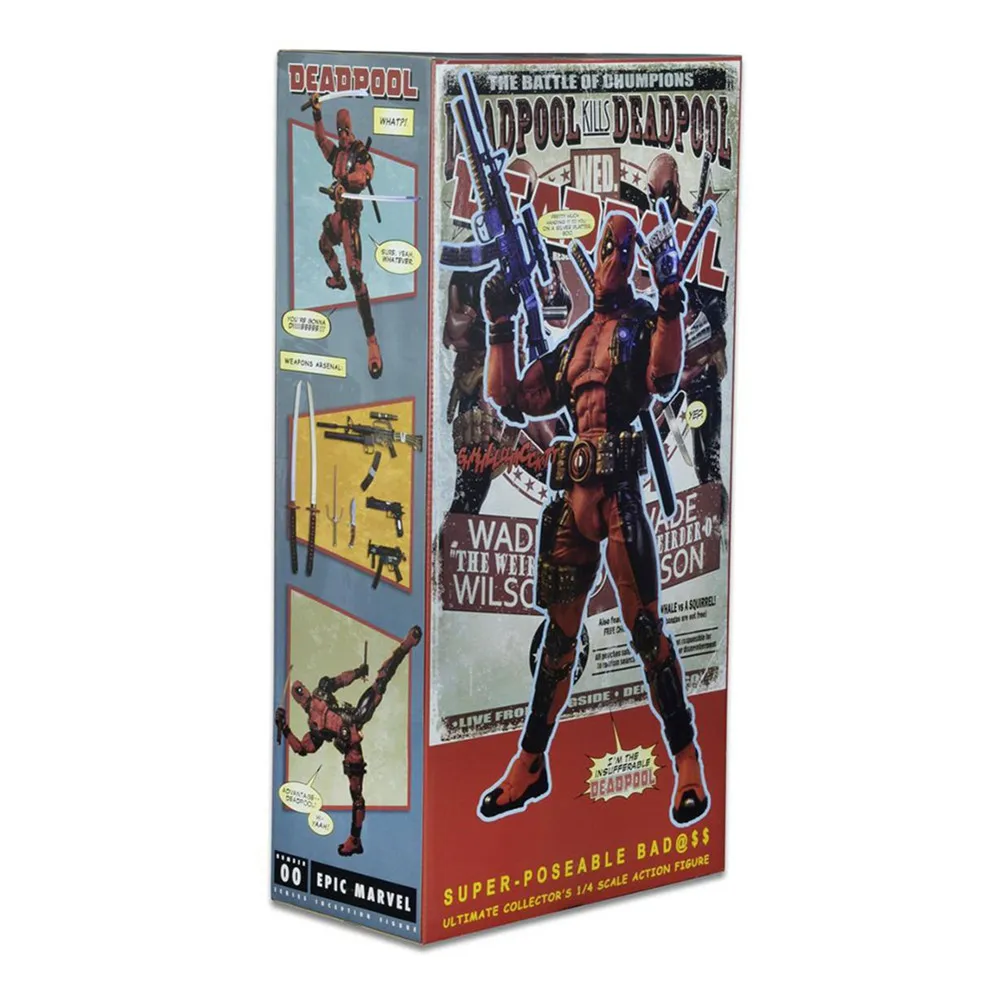 

NECA Marvel Classics Deadpool 18Inch 1/4 Scale Action Figure Toy