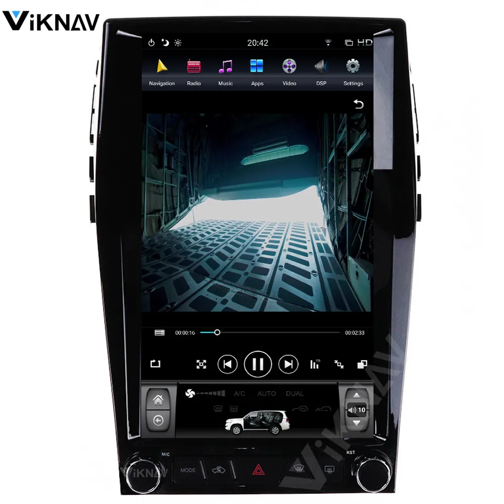 Android для FORD EDGE 2015 2019 2 din Tesla стиль FM 13 6 дюймов dvd плеер Автомобильный GPS навигатор
