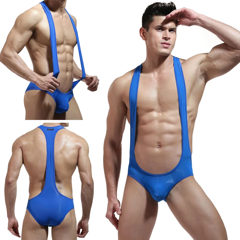 

Men's sexy underwear Siamese big pouch U convex strap triangle comfortable breathable sweat-absorbent ice silk quick-drying