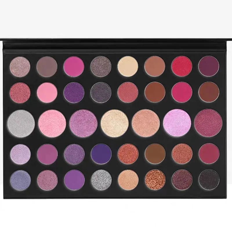 

Cy Purple Eye Shadow 39 Bright Star Eyes Eye Shadow Plate European and American Makeup Shimmer Sequins Mermaid