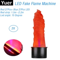 1 5 2 2 meter red fake fire flame lighting 54pcs fire machine stage special effect led lamp silk dj disco wedding flame machine