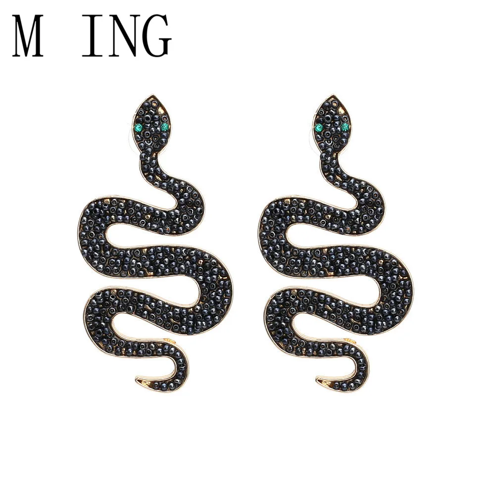 Женские винтажные серьги гвоздики с разноцветными бусинами в виде