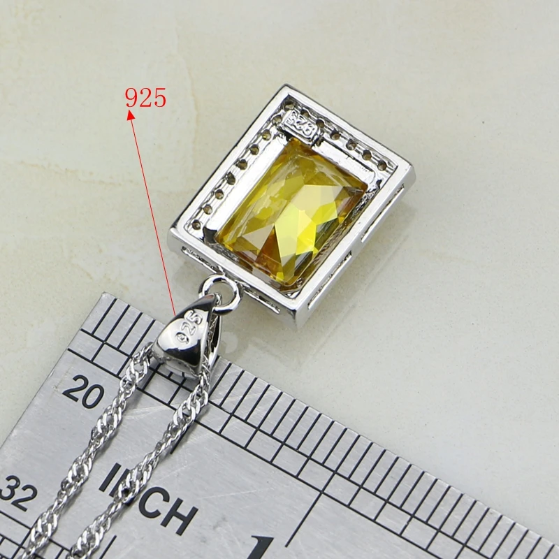 Женская цепочка с кулоном из серебра 925 пробы фианитом|pendants for women|925 sterling silver pendant925