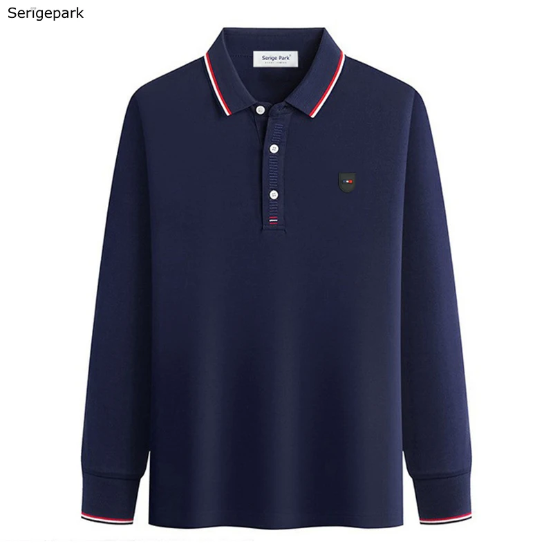 

2022 men's polo shirt with cotton material classical design man navy blue polos serige park for france luxury brand eden shirts