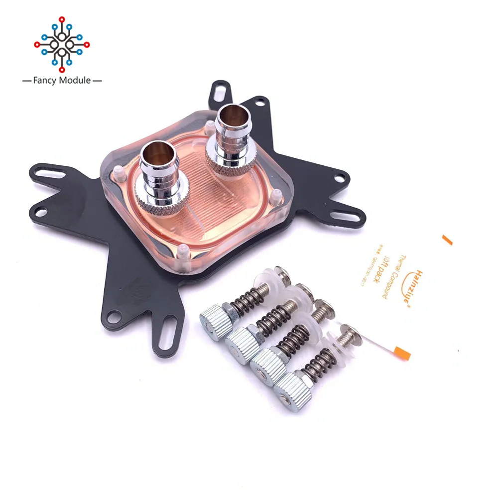 G1/4 12 9 мм бабочка типа Кронштейн для компьютера ЦП охлаждающий водяной блок