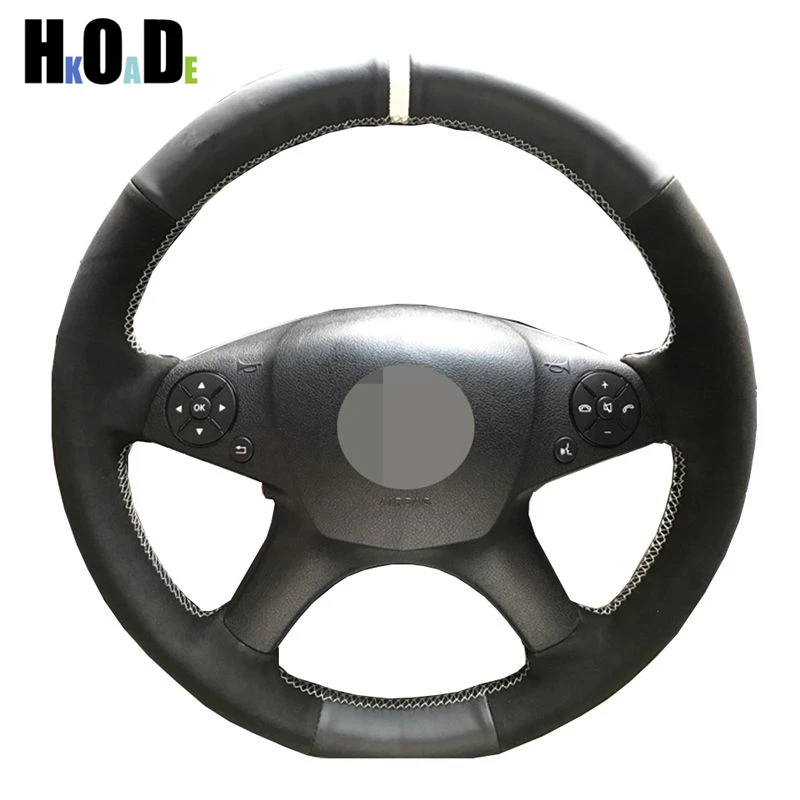 Чехол рулевого колеса автомобиля для Mercedes Benz C280 C230 C180 C200 C300 W204 C Class 2007 2010 Ручное
