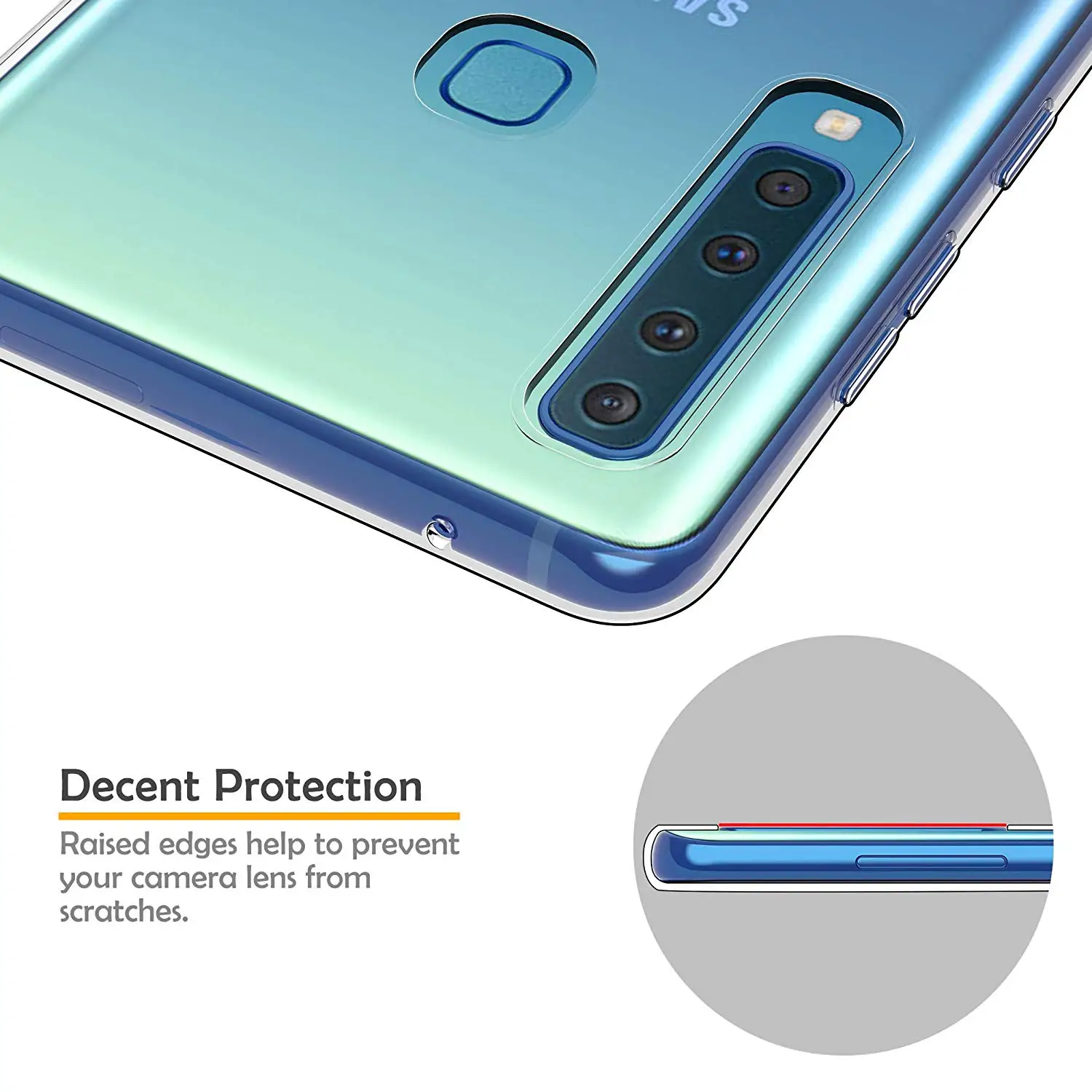 Мягкий ТПУ силиконовый чехол для Samsung Galaxy A9 2018 A9S прозрачные чехлы телефонов 360