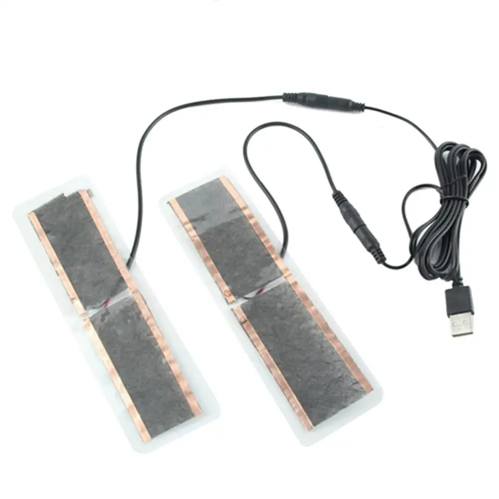 5 В USB стельки с электрическим подогревом теплые для обуви зимние уличные лыжные