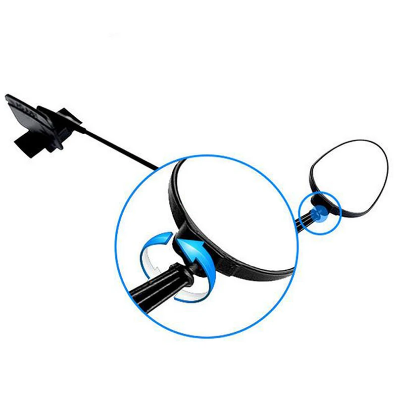 Зеркало заднего вида для велосипедного шлема с поворотом на 360 градусов