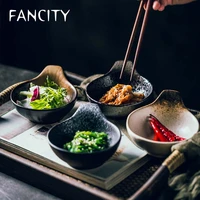 fancity japanese style simple ceramic bowl small rice bowl soup bowl side dish bowl self service hot pot restaurant spicy sauce