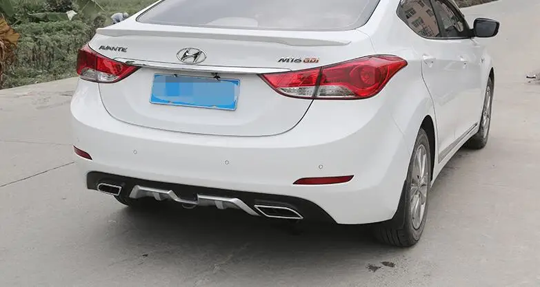 Спойлер для Hyundai Elantra 2012 2015 задний спойлер BK ABS защитные бамперы переднего