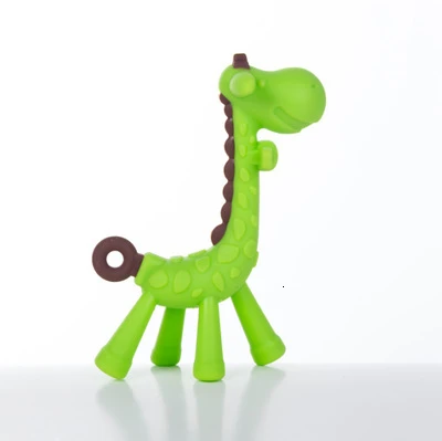 Прорезыватель для зубов детский мультяшный не содержит БФА мягкие силиконовые