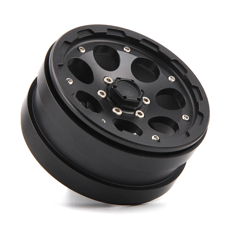 2 шт. ЧПУ металлический сплав дюйма обод колеса Beadlock для 1/10 RC Гусеничный