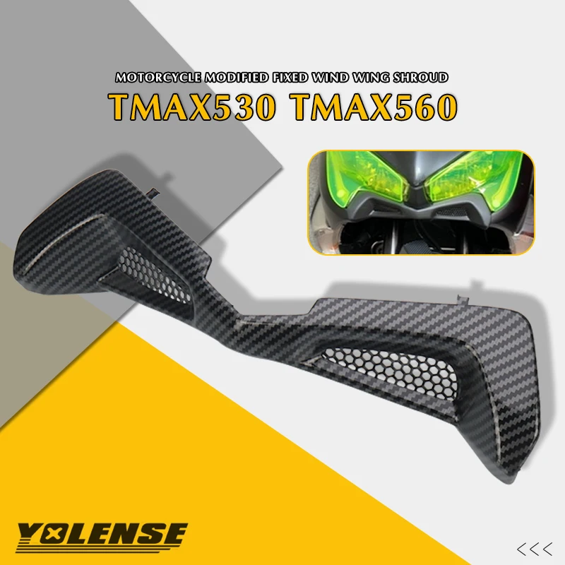 

For YAMAHA TMAX560 TMAX530 TMAX 530 560 T-MAX560 T-MAX530 Motorcycle Front Fairing Aerodynamic Winglets Guard Protection Cover