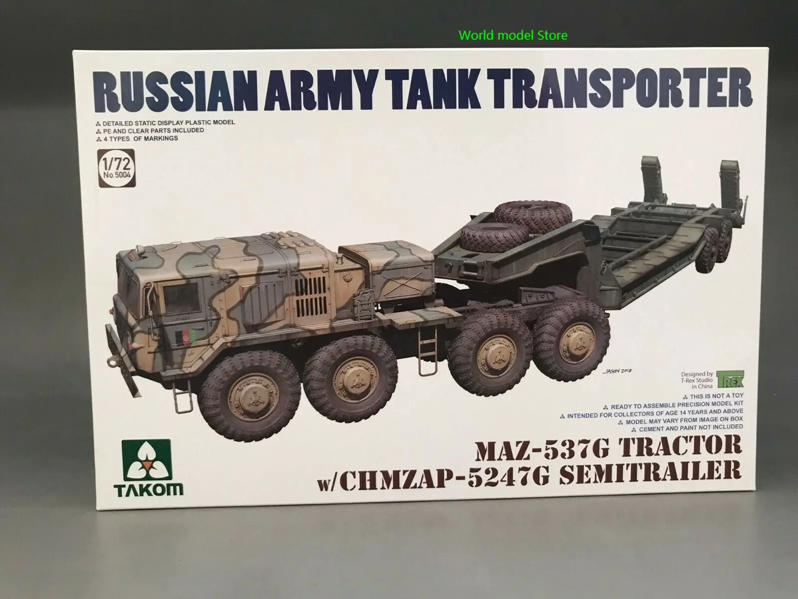 Takom 5004 1/72 российские армейские строительные тракторы с/МАЗ/ChMZAP 5247G