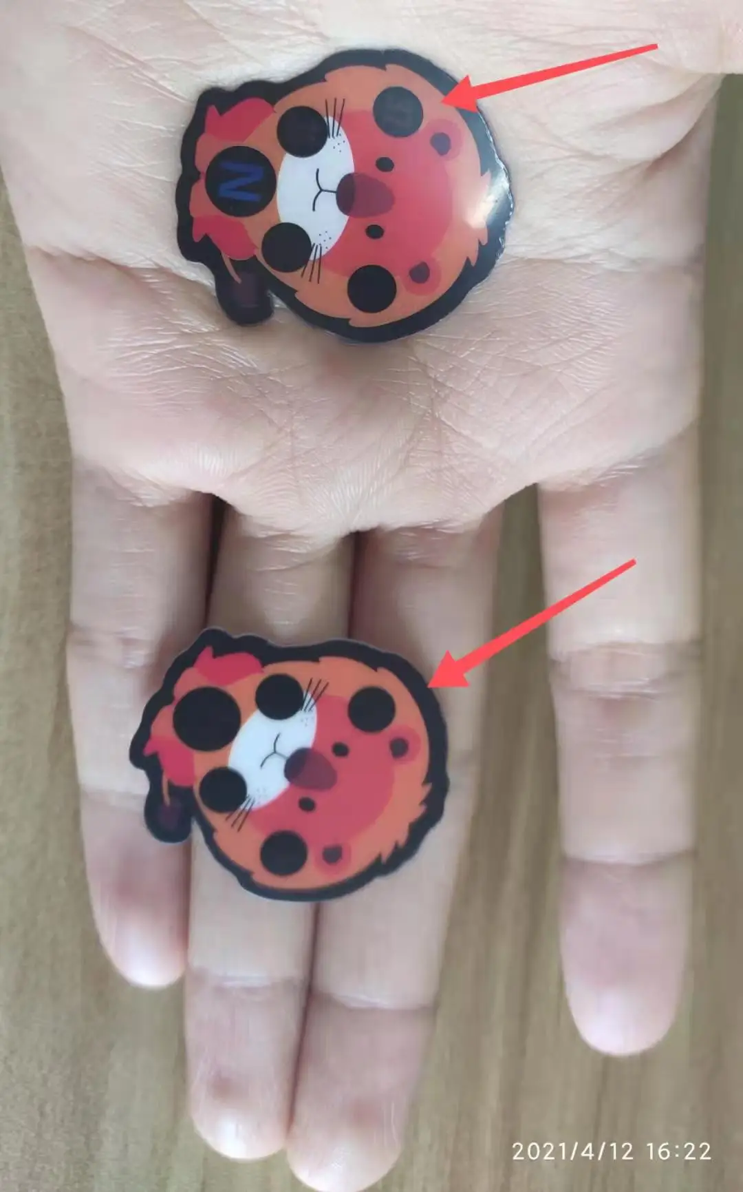 

100Pcs/lot Cartoon Baby Forehead digital Medical Thermometer Sticker Baby Body Fever Health Safety Care 10%