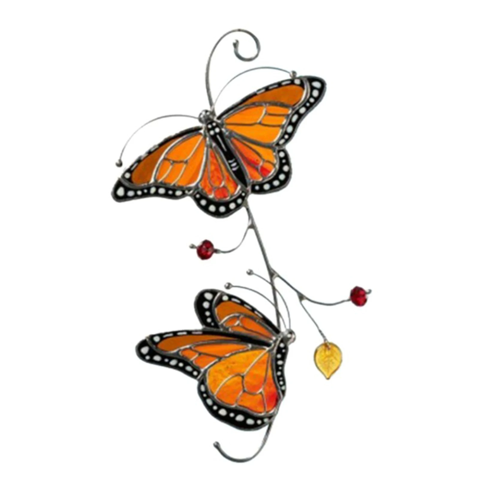 

Изысканное металлическое Monarch Бабочка оконная подвеска дома висячие украшения окна стены дома Свадебные украшения комнаты