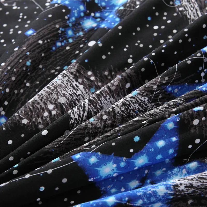 

Starry Bedding Set 3D Planet Star Duvet Cover Set Flat Sheet And Pillow Cases Galaxy Bedspread Mattress Cover 1.6 2.0 2.2 size