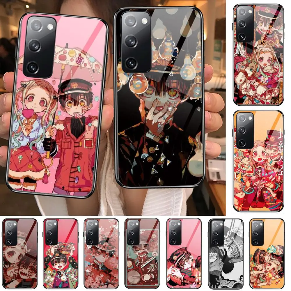 

Toilet-bound Hanako-Kun anime Tempered Glass shell Phone case For SamSung Galaxy S8 S9 S10E S20 S21 S5 S30 Plus S20 fe 5G Lite U