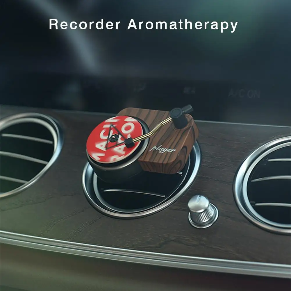 Recorder Aromatherapy Turntable Car Air Freshener Retro Vent Aroma Perfume Diffuser Decor | Автомобили и мотоциклы
