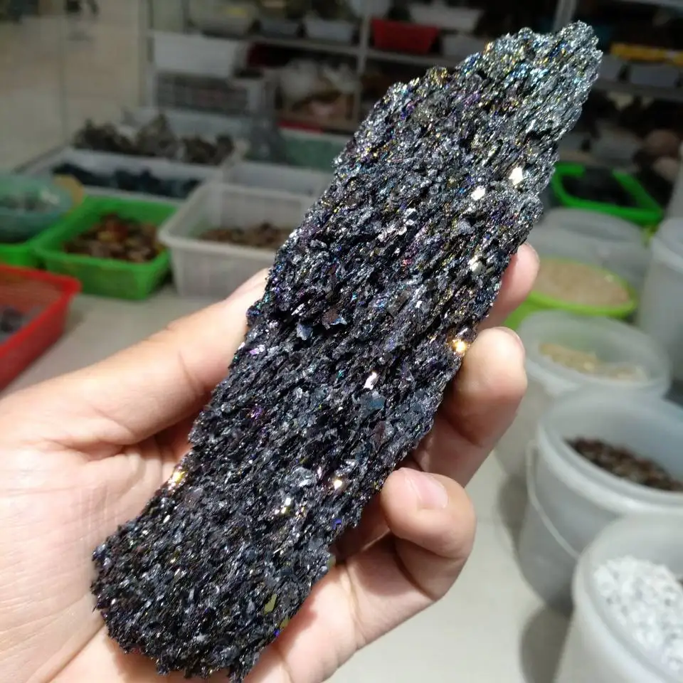 

Natural seven-color stone raw stone volcanic rock home office decoration furnishings