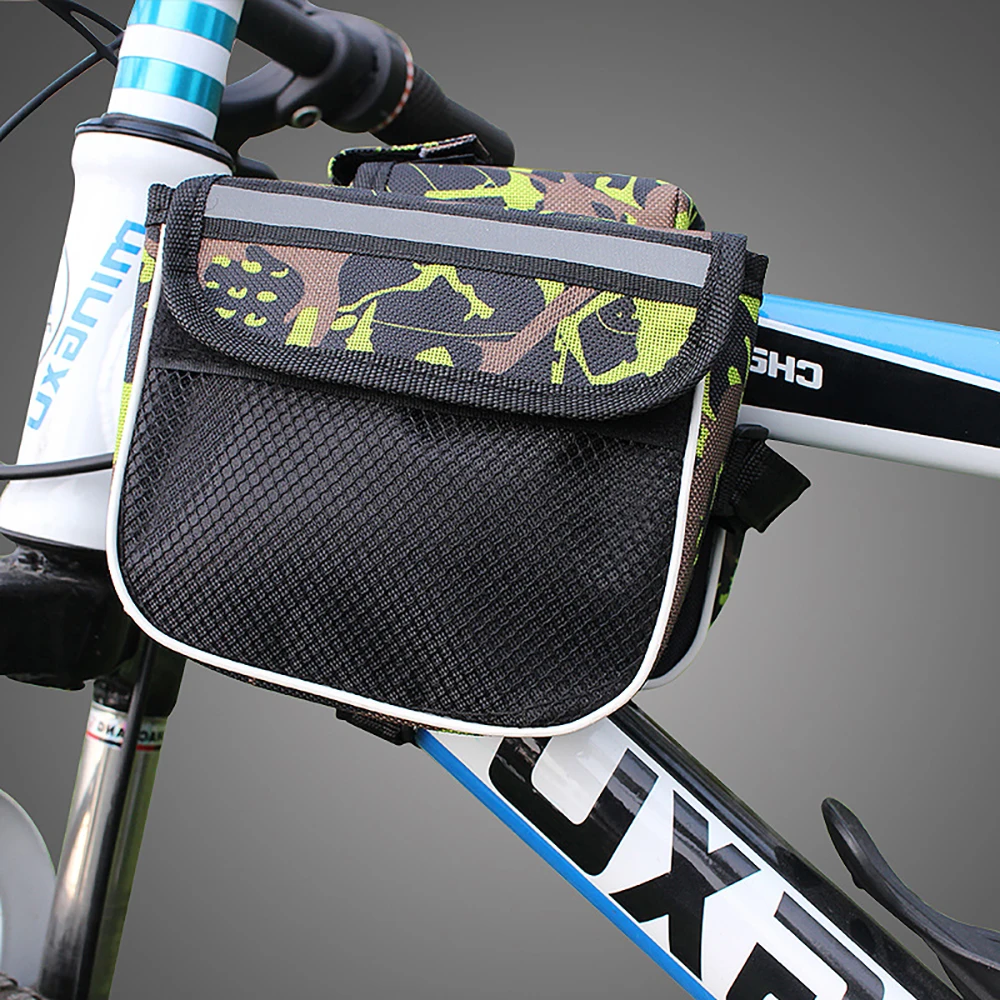 

Front Beam Bag Bicycle Saddlebags Bicycle Bag Mountain Bike Bag Panniers Cycling Phone Holder for Bicycle Accessories and Parts