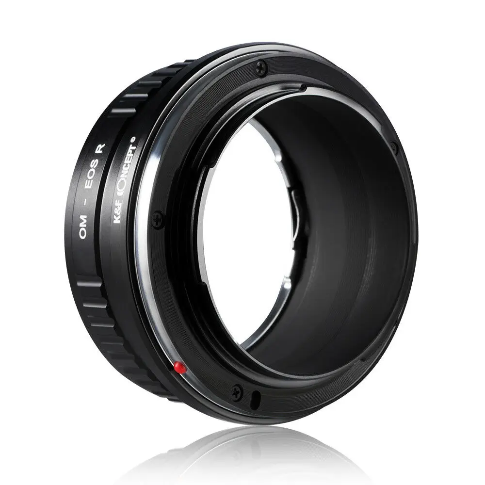 Новый адаптер K &amp F Concept для объектива Olympus OM mount камеры Canon EOS RF R5 R6 Бесплатная