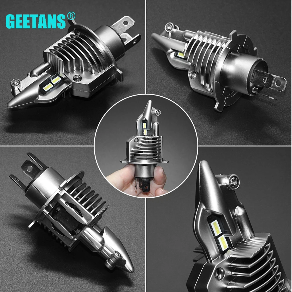 GEETANS Fighter H4 Led 9003 HB2 автомобильный головной светильник лампа 80 Вт 12 В 24 в 6000 К супер