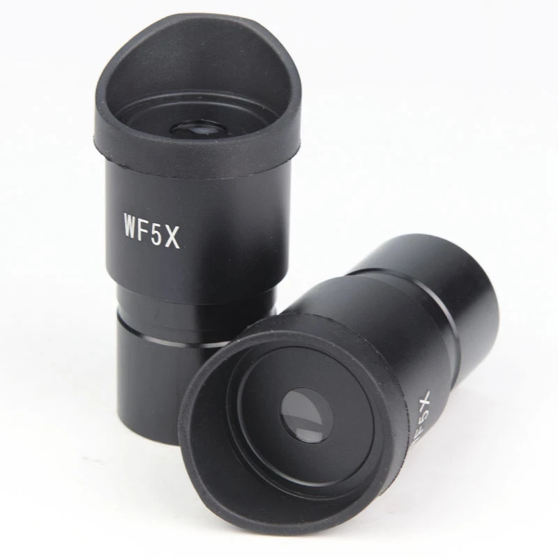 Окуляр для стереомикроскопа WF5X 2 шт. широкоугольный окуляр оптический объектив