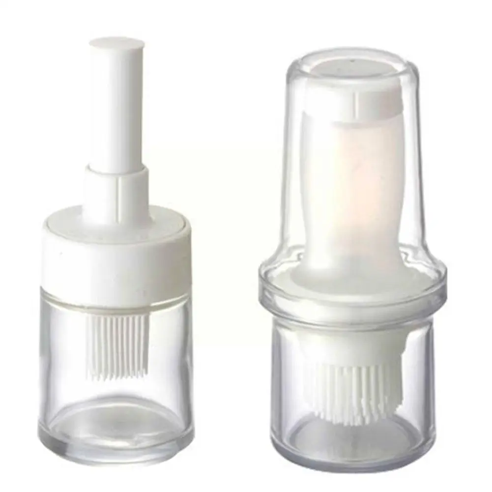 Портативная силиконовая бутылка для масла с щеткой технические кисти кисть