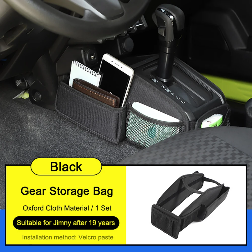 

Car Gear Shift Storage Bag Side Case Organizer Muti Pockets Car Interior Accessories for Suzuki Jimny 2019 2020 Drop Shipping