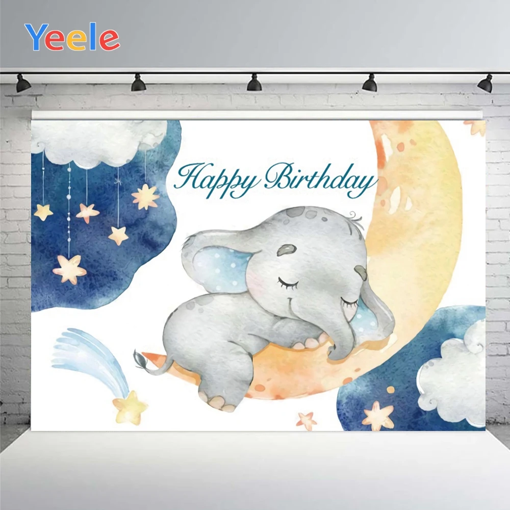 Yeele Слон детский наряд для дня рождения вечерние фон фотосъемки с изображением