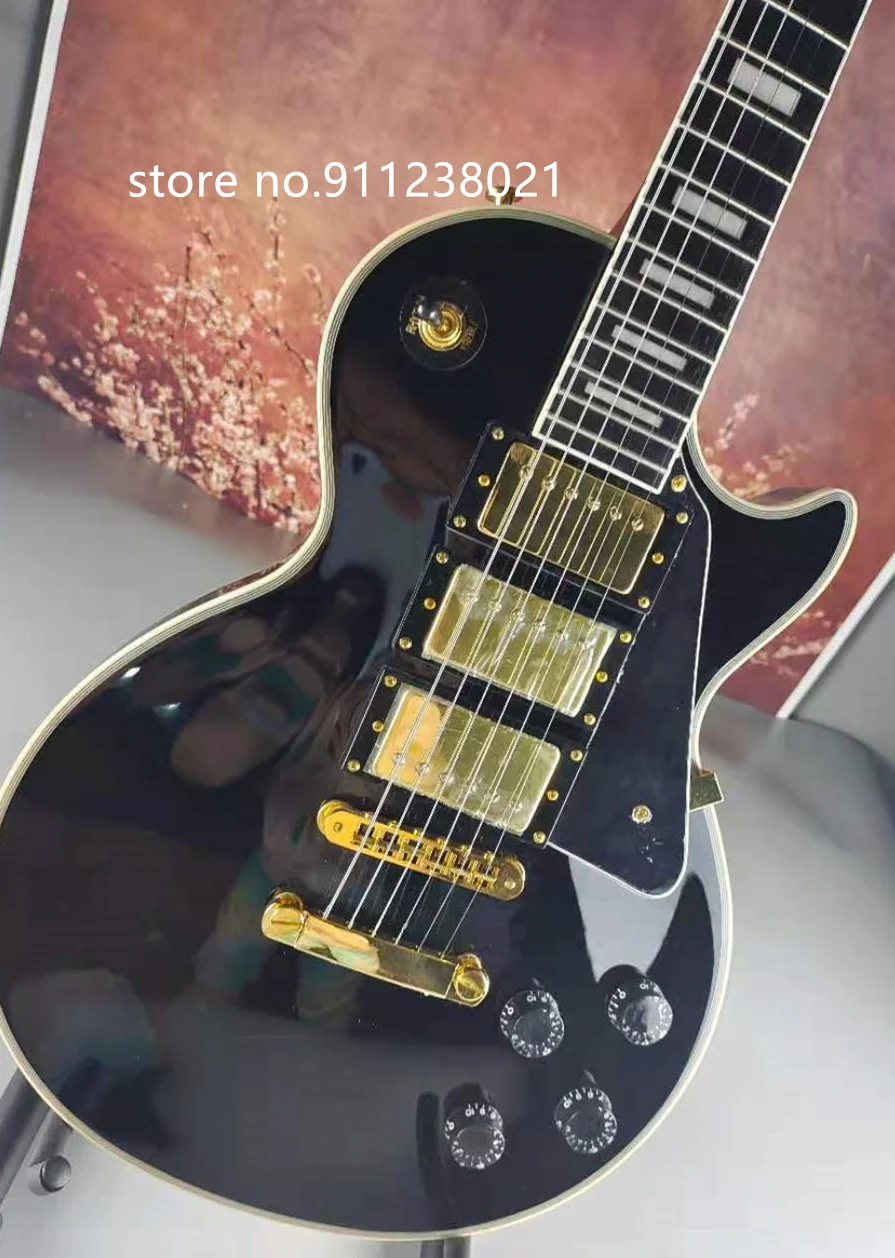 

Guitar customization shop, 70s ebony + fingerboard binding, spot, fast shipping, free shipping