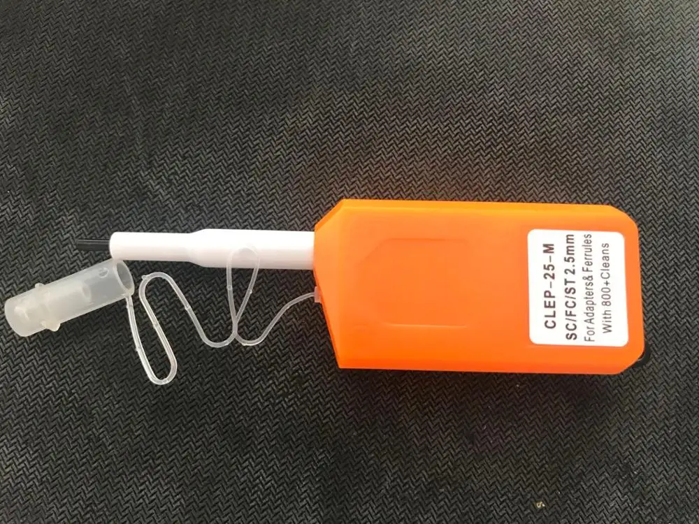 2 шт./лот Ручка для очистки оптических волокон Новая модель мини-Щелчок разъемов 5