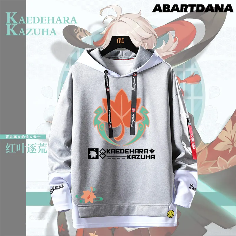 Игра Genshin Impact Cosplay Kaedehara Kazuha сшитые поддельные двухкомпонентные мужские и женские