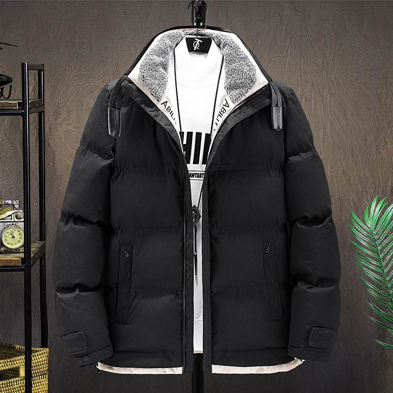 

Cotton Jacket New 2021 Autumn and Winter Coat Men Down Cotton Jacket