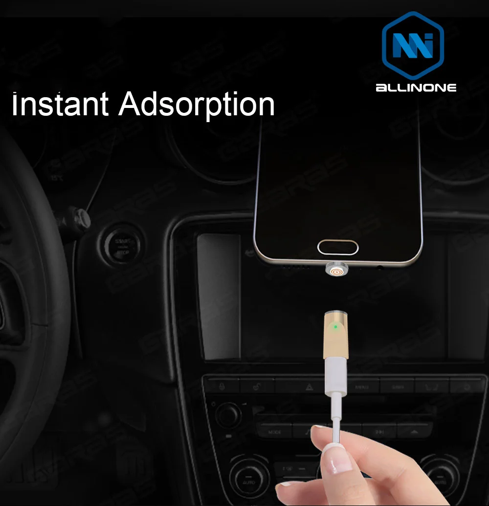 Garas Магнитный USB Type C адаптер/Micro/USB type c порт зарядное устройство и адаптер для
