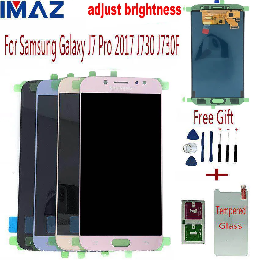 ЖК дисплей 5 дюйма с сенсорным экраном и дигитайзером в сборе для Samsung Galaxy J7 Pro 2017